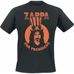 Frank Zappa For President Tričko černá
