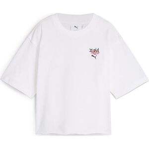 Puma PUMA X X-GIRL Graphic Tee Dámské tričko bílá