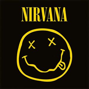 Nirvana Smiley Zarámovaný obraz cerná/žlutá