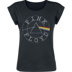 Pink Floyd Logo Circle dívcí tricko černá