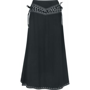 Sinister Gothic Dlouhá sukně Sukně černá