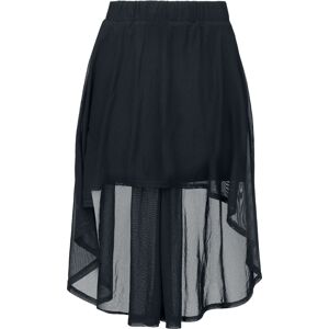 Gothicana by EMP Skirt With Transparent Details Sukně černá