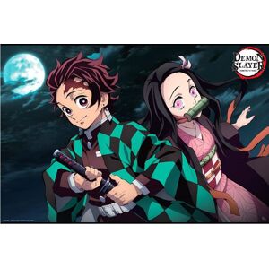 Demon Slayer Tanjiro & Nezuko plakát vícebarevný