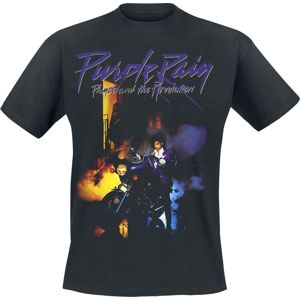 Prince Purple Rain Tričko černá