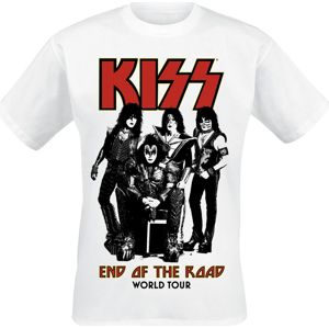 Kiss End Of The Road Band 2020 Tričko bílá