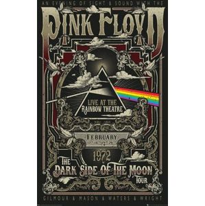 Pink Floyd Rainbow Theatre plakát vícebarevný