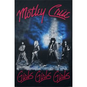 Mötley Crüe Girls, girls, girls Textilní plakát vícebarevný