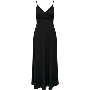 Only Jednobarevné, dlouhé šaty Onlnova Life Ada Maxi šaty černá