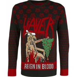 Slayer Reign In Blood Pletený svetr vícebarevný