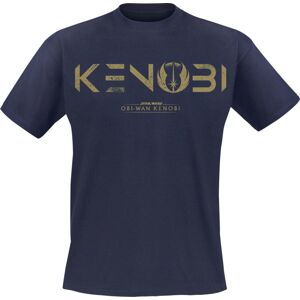 Star Wars Obi-Wan - Kenobi - Logo Tričko tmavě modrá