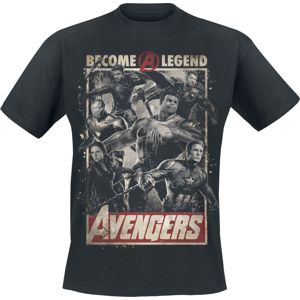Avengers Endgame - Become A Legend Tričko černá
