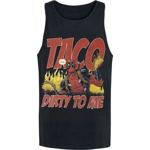 Deadpool Taco Dirty To Me! Tank top černá