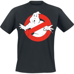 Ghostbusters Distressed Logo Tričko černá