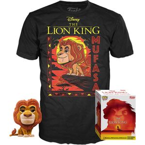 The Lion King POP! a tričko Mufasa (s jemným povrchem) - tričko plus Funko Sberatelská postava standard
