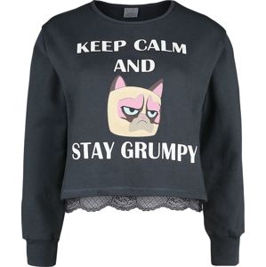 Grumpy Cat Keep Calm And Stay Grumpy Dámská mikina prošedivelá