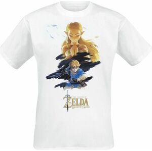 The Legend Of Zelda Poster Tričko bílá