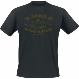 Star Wars Jawa Repair Tričko černá
