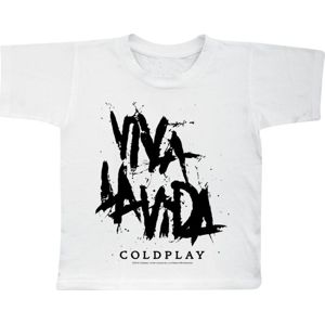 Coldplay Viva La Vida detské tricko bílá