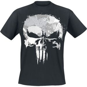 The Punisher Skull Logo Tričko černá