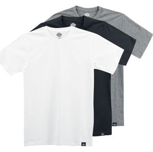 Dickies Balení 3 triček Multi Colour Tričko cerná/šedá/bílá