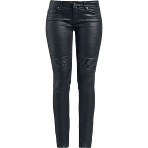 Fashion Victim Metalické džíny Dámské džíny černá