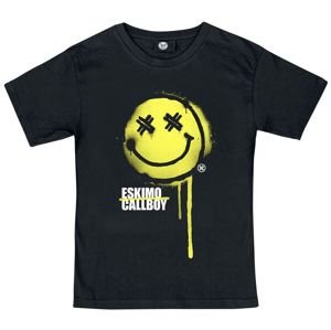 Eskimo Callboy Metal-Kids - Spray Smile detské tricko černá