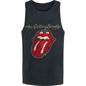 The Rolling Stones Plastered Tongue Tank top černá