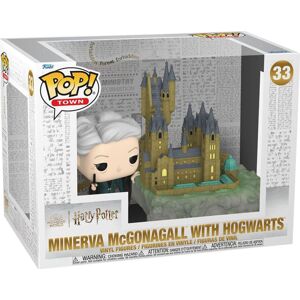 Harry Potter Vinylová figurka č. 33 Minerva McGonagall with Hogwarts (Pop! Town) Sberatelská postava standard