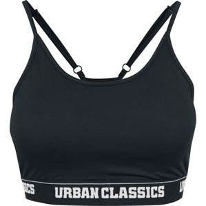 Urban Classics Ladies Sports Bra Korzet černá