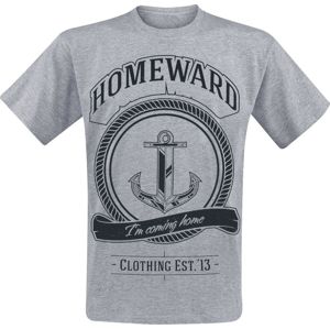 Homeward Clothing Anchor Tričko šedý vres