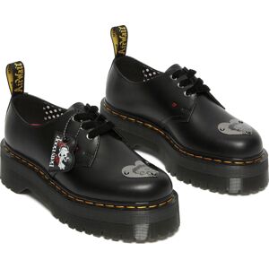 Dr. Martens 1461 Quad Betty Boop Plateau Schuhe obuv černá