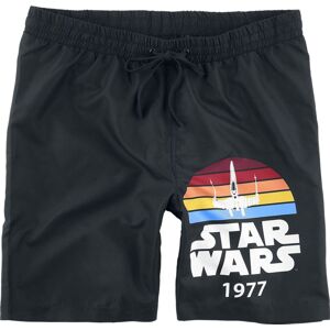 Star Wars Star Wars X-Wing 1977 Pánské plavky černá