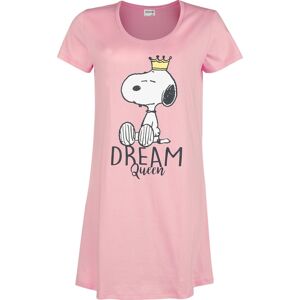 Peanuts Dream Queen noční košile světle růžová