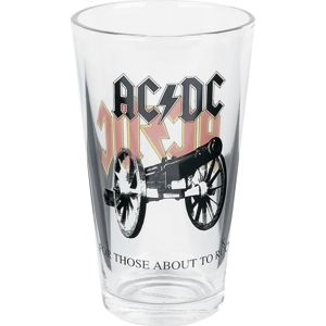 AC/DC Rock Hrnek s potiskem transparentní