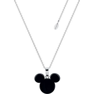Mickey & Minnie Mouse Disney by Couture Kingdom - Mickey Black Náhrdelník - řetízek stríbrná