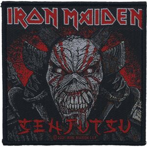 Iron Maiden Senjutsu Back Cover nášivka cerná/cervená