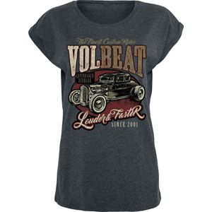 Volbeat Louder And Faster Dámské tričko tmavě prošedivělá
