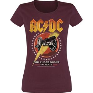 AC/DC For Those About To Rock Dámské tričko červená