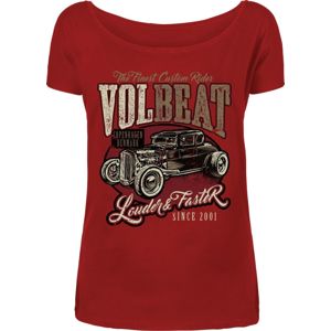 Volbeat Louder And Faster Dámské tričko červená