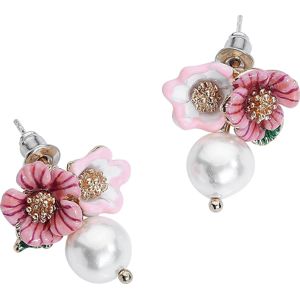 Wildkitten® Cute Flower Pearl Earstuds sada náušnic vícebarevný