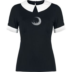 Banned Alternative Top Moon Dreaming Dámské tričko cerná/bílá
