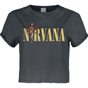 Nirvana Amplified Collection - In Utero Colour Logo Dámské tričko charcoal