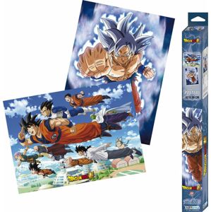Dragon Ball Super - Goku and Friends- sada 2 ks plakátů s Chibi designem plakát vícebarevný