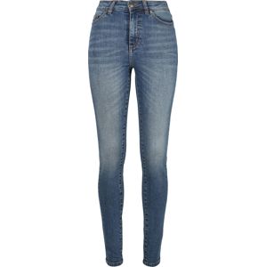 Urban Classics Dámské skinny džíny s vysokým pasem Dámské džíny modrá