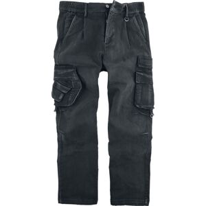 Black Premium by EMP Army Vintage Trousers Cargo kalhoty tmavě šedá