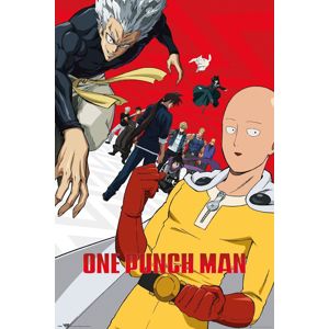 One Punch Man Season 2 plakát vícebarevný