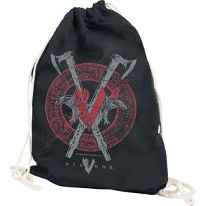 Vikings Axe & Raven Sportovní batoh černá