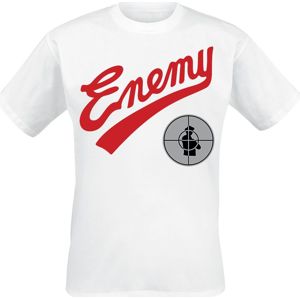 Public Enemy Enemy Target Tričko bílá