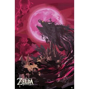 The Legend Of Zelda Ganon Blood Moon plakát vícebarevný