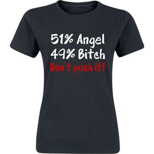 Sprüche Angel Bitch Dámské tričko černá
